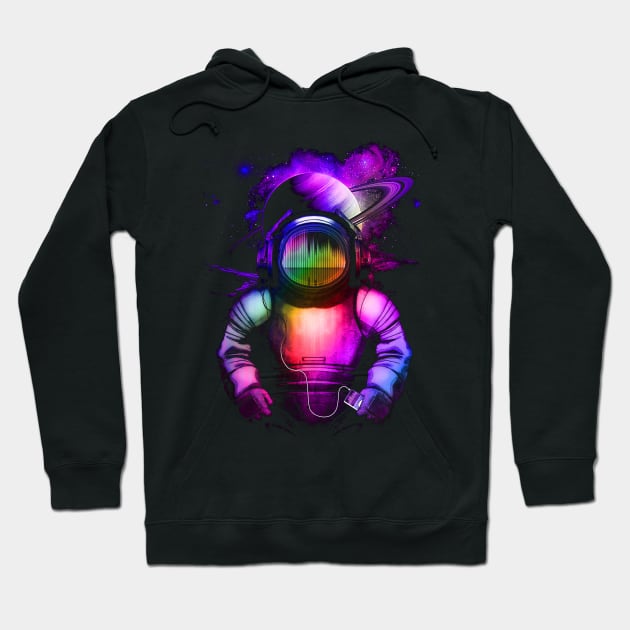 Music in space Hoodie by Moncheng